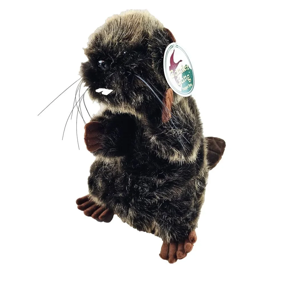 Gander Gang Buzz Beaver Hand Puppet Plush Stuffed Animal Puppet Pets With Tags